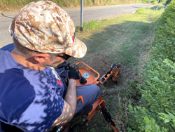 pelle rétro universelle pour micro tracteur drs 1000