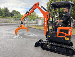 grappin a bois pour mini pelles et grues forestieres modele dk 10h