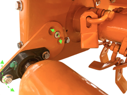 broyeur hydraulique pour mini pelle de 60cm modèle ars 60