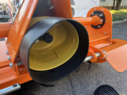 rotovator pour tracteur série moyenne 125cm de travail déport manuel mod dfm 125