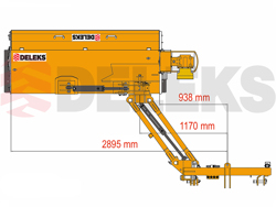 broyeur d accotement latéral dragon 200 à marteaux pour tracteur