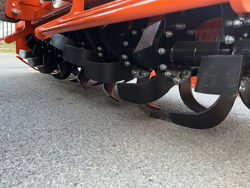 rotovator série lourde pour tracteur largeur de travail 180cm mod dftr 180