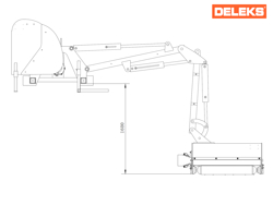 epareuse hydraulique pour tracteur avec broyeur ou taille haie mod merlo