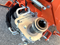 epareuse hydraulique pour tracteur avec broyeur ou taille haie mod merlo