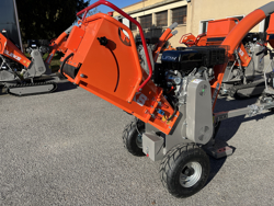 broyeur de branches thermique dk 800 lf à tambour moteur 15cv