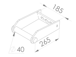 attache pour mini pelle ms01