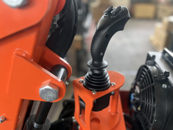 epareuse hydraulique pour tracteur avec broyeur ou taille haie mod merlo