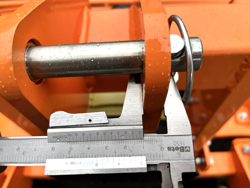 herse rotative avec rouleau kr 210 pour tracteur