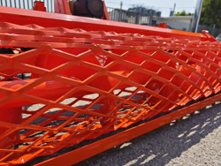 herse rotative avec rouleau kr 210r pour tracteur