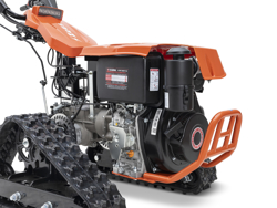 motoculteur reversible sur chenilles moteur kama