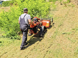 motoculteur reversible sur chenilles moteur kama