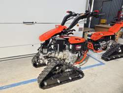 motoculteur reversible sur chenilles moteur kama