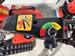 motoculteur reversible sur chenilles moteur kama