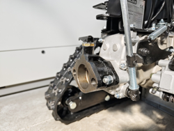 motoculteur reversible sur chenilles moteur kama