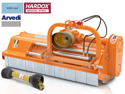 broyeur à marteaux pour sarments déport hydraulique pour tracteurs mod leopard 160 sph