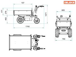 brouette electrique xe500hel