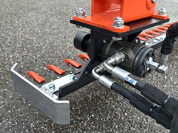 epareuse hydraulique pour tracteur avec broyeur ou taille haie mod airone