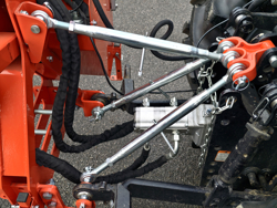 epareuse hydraulique pour tracteur avec broyeur ou taille haie mod airone