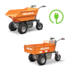 mini dumpers brouettes electriques batterie