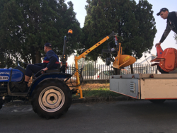 braccio idraulico per trattore per sollevamento mod el 200