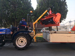 braccio idraulico per trattore per sollevamento mod el 200