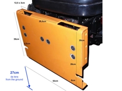 sgombraneve a piastra serie media per trattore mod ln 175 a