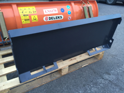 sgombraneve 170cm serie leggera per minipala tipo caterpillar mod lns 170 m