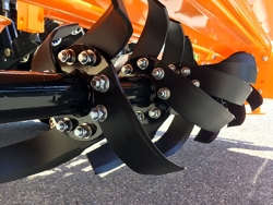 zappatrice serie leggera per trattore 115cm di lavoro spostamento manuale mod dfl 115