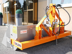 pala idraulica per trattore con benna rinforzata da 180cm e attacco 3 punti mod pri 180 h