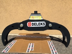pinza per legna da 4qli per miniescavatori gru o caricaletame mod dk 10