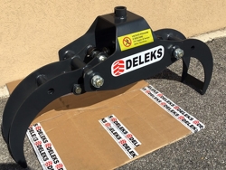 pinza per legna da 4qli per miniescavatori gru o caricaletame mod dk 10