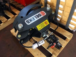 pinza oleodimanica da 4qli per legna con rotore 360 per miniescavatore mod dk 10 gr 10