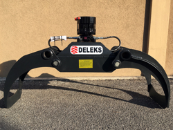 rotore 45qli lombarda ingranaggi per pinza da legna e attacco rapido mod gr55ff