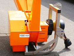 biotritturatore a cardano per trattore cippatrice idraulica per la produzione di cippato mod dk 1300