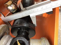 pinza oleodinamica da 10qli per tronchi per gru miniescavatori o caricaletame mod dk11 c