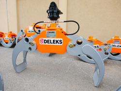 pinza per legna da 10qli con rotore girevole a perno mod dk 11c gr 30