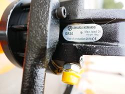 pinza per legna da 10qli con rotore girevole a perno mod dk 11c gr 30