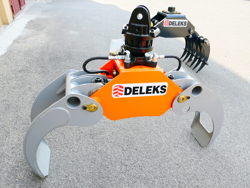 pinza per legna da 10qli con rotore girevole flangiato mod dk 11c gr 30f