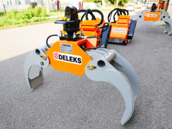 pinza per legna da 10qli con rotore girevole flangiato mod dk 11c gr 30f