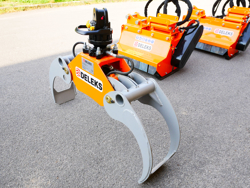 pinza per legna da 10qli con rotore girevole flangiato mod dk 11c gr 30f