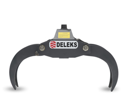 pinza per legna da 4qli per miniescavatori gru o caricaletame mod dk 10