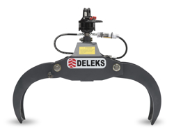 pinza oleodimanica da 4qli per legna con rotore 360 per miniescavatore mod dk 10 gr 10