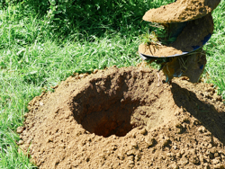 trivella portata per trattore con sistema idraulico l 50h