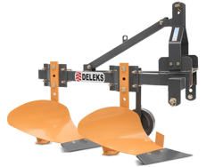 aratro bivomere con ruotino per trattore tipo carraro mod ddp 30