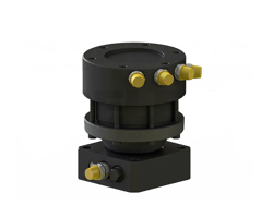 rotore idraulico da 30qli lombarda ingranaggi per pinza per tronchi e attacco rapido mod gr30ff