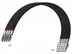 4 tubi idraulici 4 00m