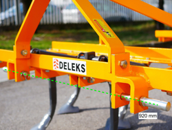 estirpatore per trattore larghezza 169cm a 7 ancore tiller per la lavorazione del terreno mod de 165 7