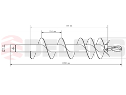 coclea ø 20cm per trivella