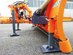 pala da neve 250cm a piastra serie media per trattore mod ln 250 a