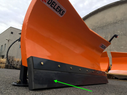 pala da neve 250cm a piastra serie media per trattore mod ln 250 a